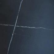 Table extensible céramique effet marbre noir RAVEL