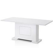 Table 190 cm blanche laqué design NEVAHE