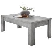 Table basse 120 cm design couleur béton SANDREA 4