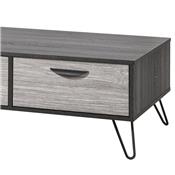 Table basse moderne couleur bois gris SANTORI