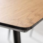 Table scandinave 120 cm couleur chêne APARTE
