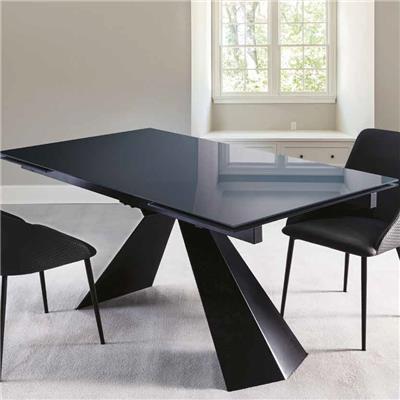 Table en verre extensible design MONOÏDE