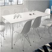 Table blanche 160 cm design COSINEA