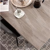 Table 185 cm contemporaine couleur bois gris MATHEIS