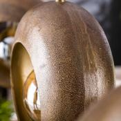 Suspension 3 lampes design en métal bronze DAILY