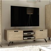 Petit meuble tv moderne couleur bois clair JACE