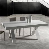 Table blanche extensible 5 mètres COPERTINO