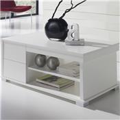 Table basse relevable design blanche GARONNE