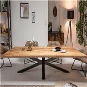 Table en bois et métal 200 cm GALATA