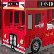 Lit superposé bus rouge londonien LONDRES