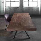 Table à rallonge 180 cm couleur bois MAGALIE