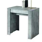 Table console extensible 250 cm gris clair design URBAN