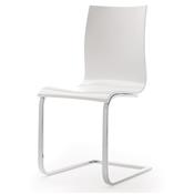 Chaise blanche de salle à manger design ROMY (lot de 2)