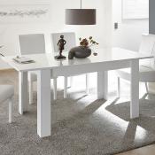 Table extensible design blanche VENEZIA