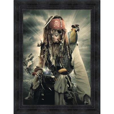 Tableau Sylvain Binet pirate Sparrow 63x83