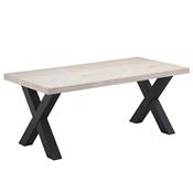 Table à manger 190 cm couleur bois naturel EURYDICE