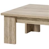 Table basse contemporaine couleur bois clair ALENA