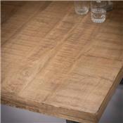 Table à manger 180 cm en bois clair SALEM 2