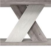 Table extensible contemporaine couleur bois clair MIGUELA