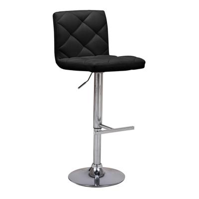 Chaise de bar noir chromé design MAELA