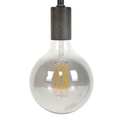 Ampoule LED à filament verre grisé Ø12,5 cm
