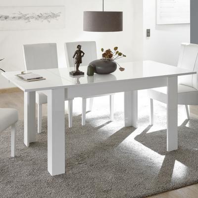 Table avec rallonge design blanche JUNON 2