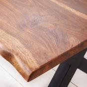 Table 220 cm en bois et métal industrielle AMAZONE