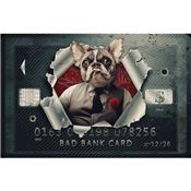 Tableau Binet Bad bank card sur alu dibond