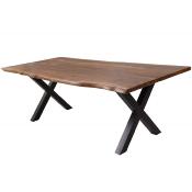 Table 200 cm en bois et métal industrielle AMAZONE