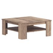 Table basse carrée couleur bois  TOMMY