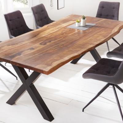 Table en bois et métal industrielle 180 cm AMAZONE