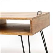 Table basse avec rangement en bois TAMPA