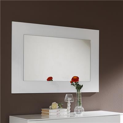 Miroir mural design blanc laqué TATIMO