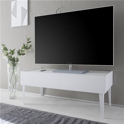 Meuble TV design blanc mat VALERONA 2 Option 1