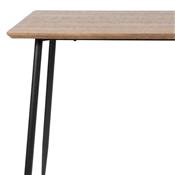 Table haute en bois et métal moderne JARED