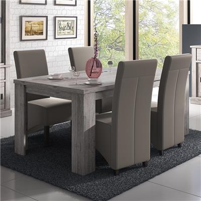 Table à manger 180 cm contemporaine couleur bois GLADIS