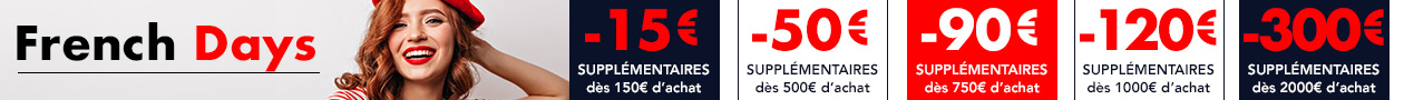 FRENCHDAYS : Jusqu'à -300€ SUPPLÉMENTAIRES au panier + LIVRAISON OFFERTE dès 2500€ d'achats | NOUVOMEUBLE